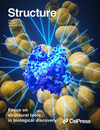 Image on the cover of the journal containing the article (2022) Structure 30: P55-68.e2 doi: 10.1016/j.str.2021.10.008